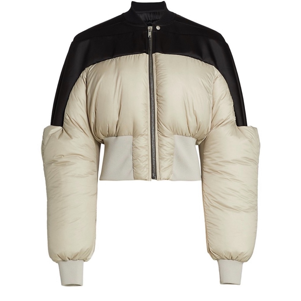 Rick owens puffer bomber coat